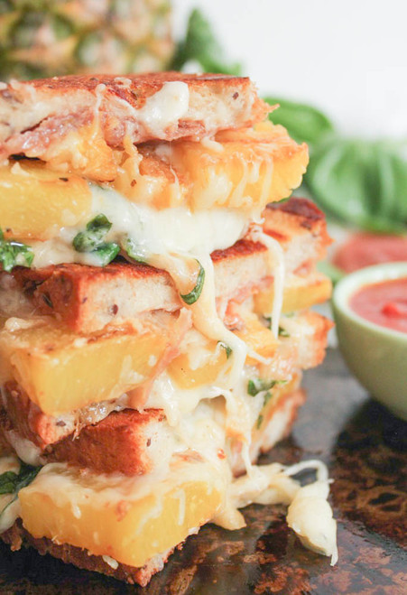 The Ultimate Hawaiian Grilled Cheese - (Free Recipe below)