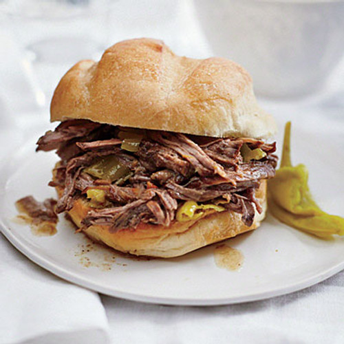 Authentic Tangy Italian Beef Sandwich - (Free Recipe below)