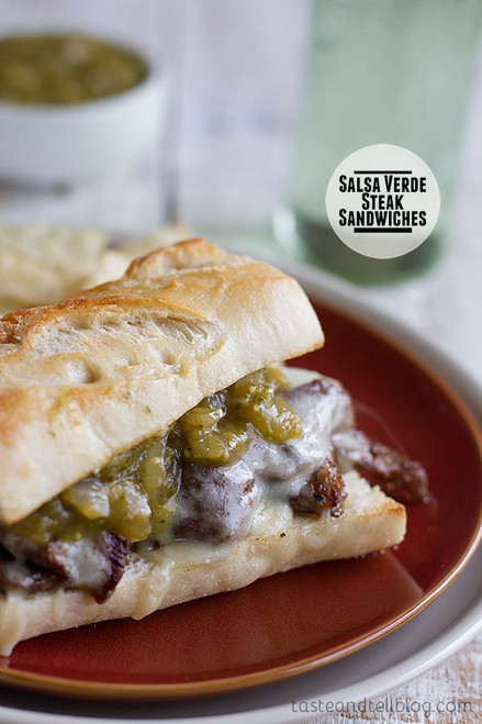 Salsa Verde Steak Sandwiches - (Free Recipe below)