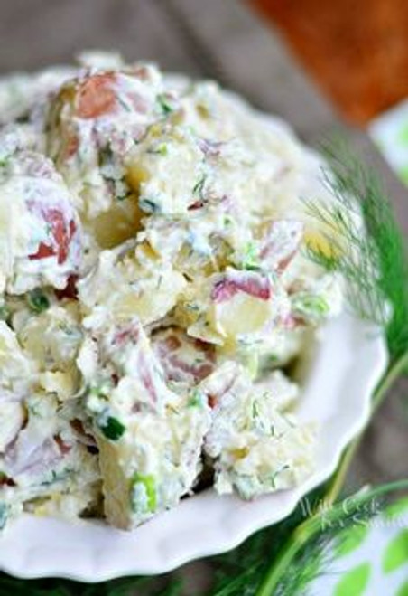 Parmesan Herb Potato Salad - (Free Recipe below)