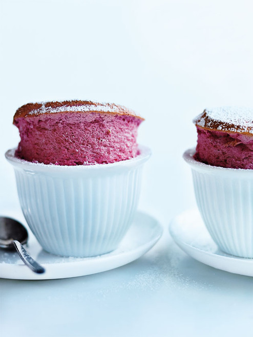 Raspberry Soufflés - (Free Recipe below)