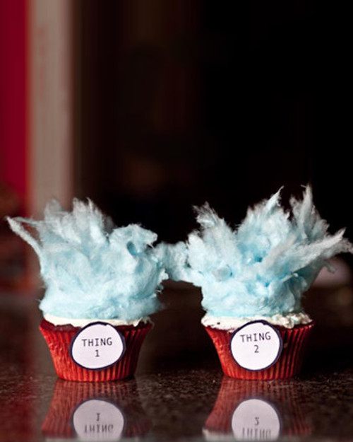 Red Velvet Cotton Candy Cupcakes - One Dozen