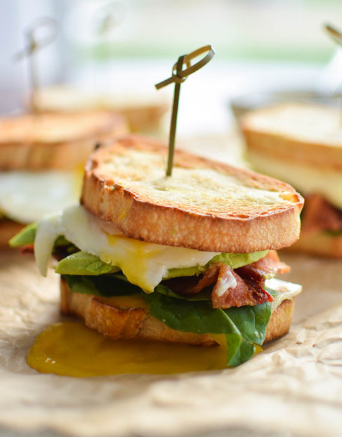Perfect Breakfast Sandwiches with Spicy Gruyere Hollandaise - (Free Recipe below)