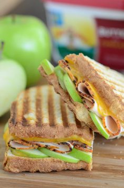 Apple, Cheddar & Turkey Panini - (Free Recipe below)