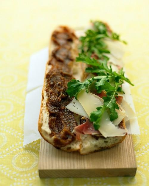 Prosciutto and Fig Spread Sandwich - (Free Recipe below)