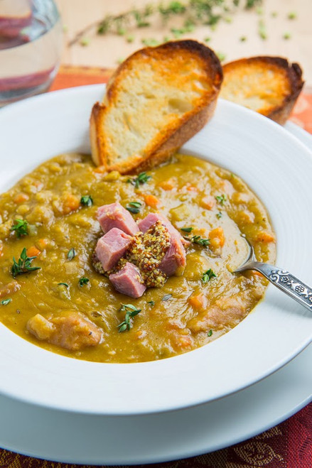 Comforting Split Pea Soup - (Free Recipe below)