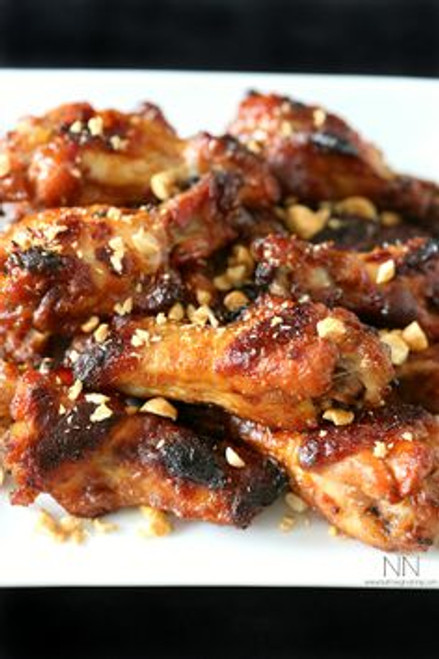Peanut Butter and Jelly Chicken Wings - (Free Recipe below)
