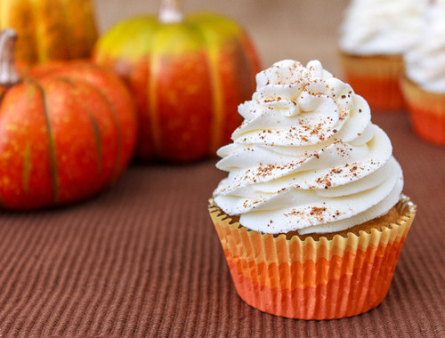Pumpkin Pie Cupcakes - One Dozen