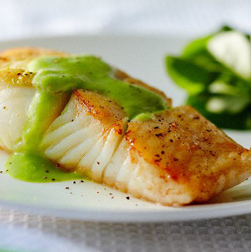 Grilled Halibut with Tomato Vinaigrette - (Free Recipe below)