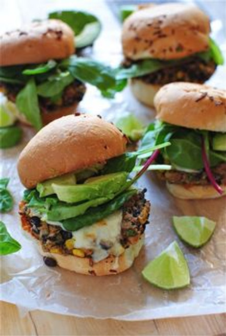 Chipotle Black Bean Burgers - (Free Recipe below)