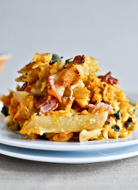 Roasted Butternut Baked Penne - (Free Recipe below)