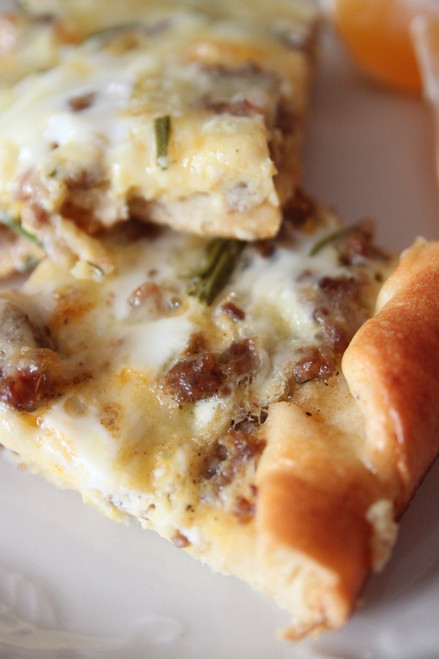 Crescent Roll Sausage, Egg and Cheese Breakfast Casserole - (Free Recipe below)