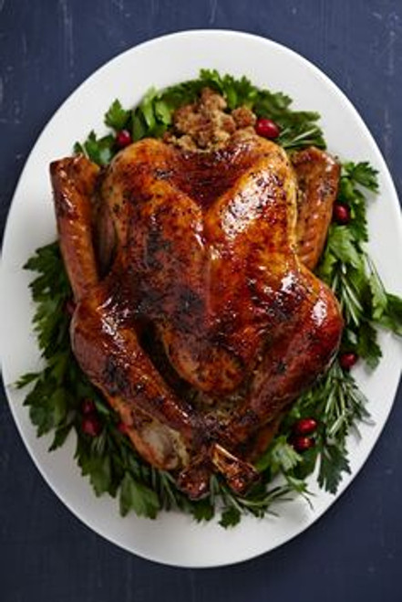 Turkey with Brown Sugar Glaze - (Free Recipe below)