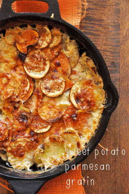 Sweet Potato Parmesan Gratin - (Free Recipe below)
