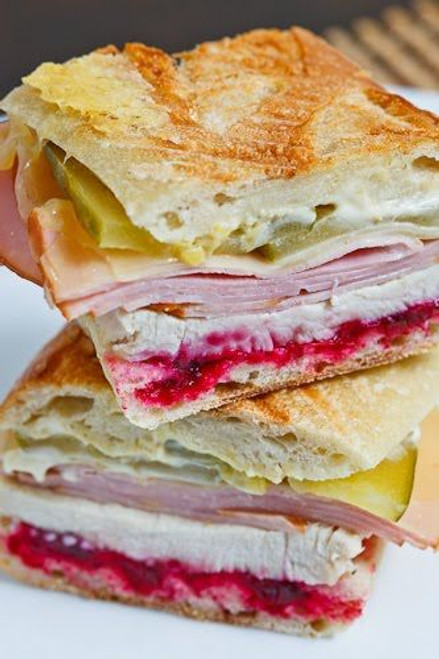 Roast Turkey Cuban Sandwich - (Free Recipe below)