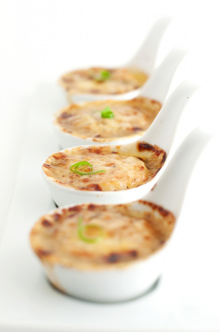 Scallops Gratineed with Wine, Garlic, and Herbs - (Free Recipe below)