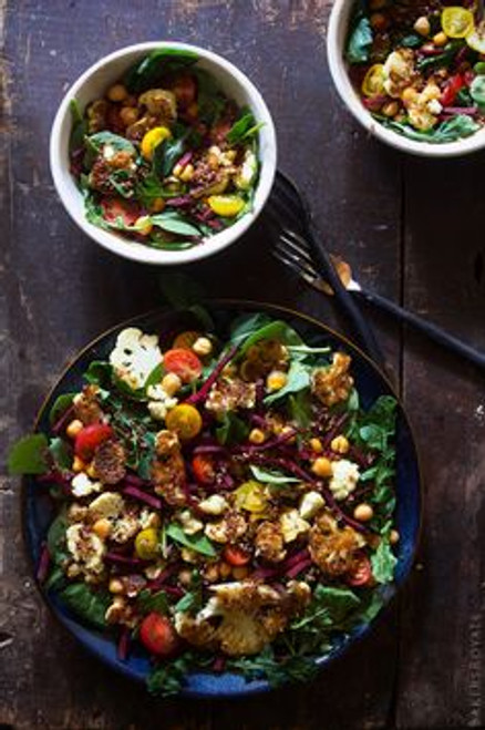Power Salad with Jalapeno Dressing - (Free Recipe below)