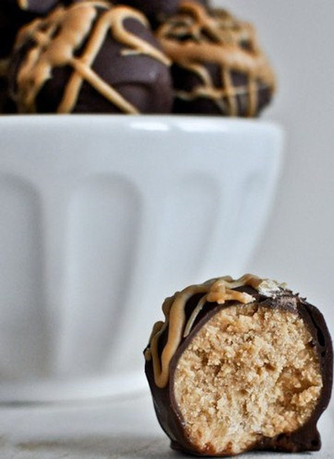 Peanut Butter Chocolate Rice Crispy Truffles - 18 pieces