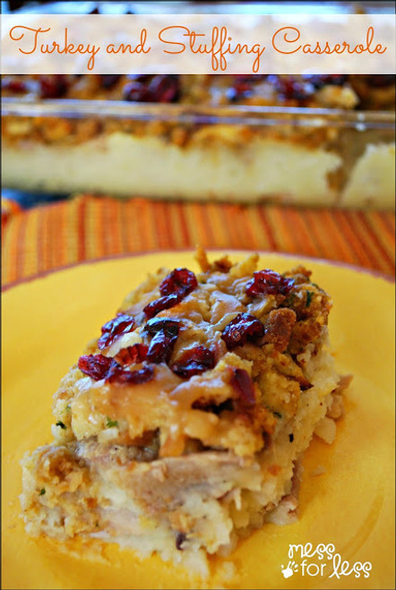 Thanksgiving Dinner Casserole  - (Free Recipe below)