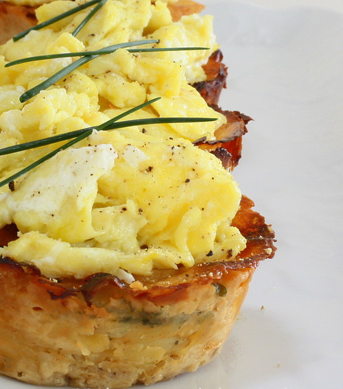 Potato Gratin Scrambled Egg Muffins - (Free Recipe below)