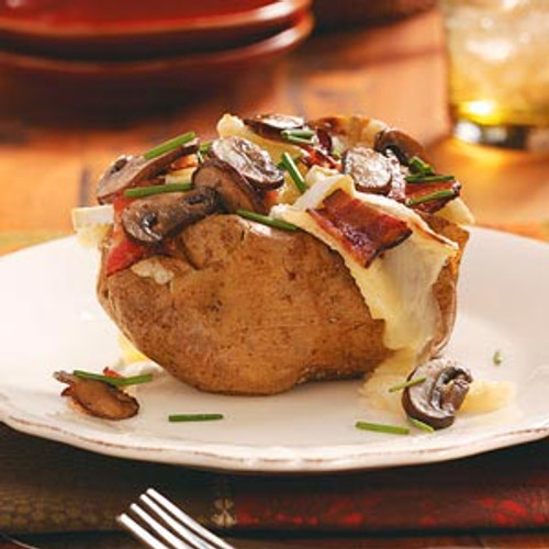  Bacon, Cremini & Brie Potatoes - (Free Recipe below)