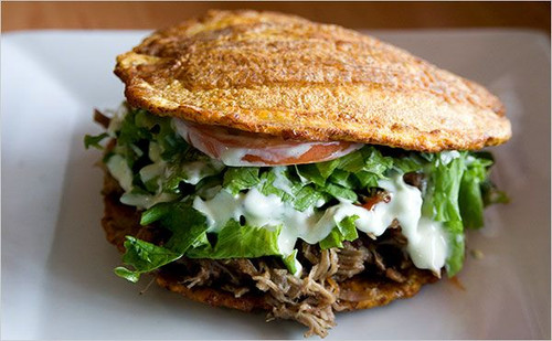 Jibarito Plantain Steak Sandwich - (Free Recipe below)