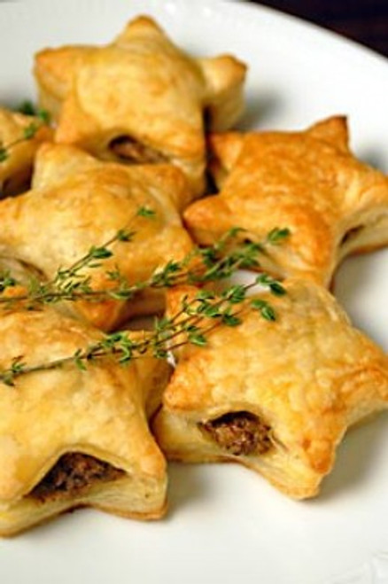Star Shaped Wild Mushroom Puff Pastries - (Free Recipe below)
