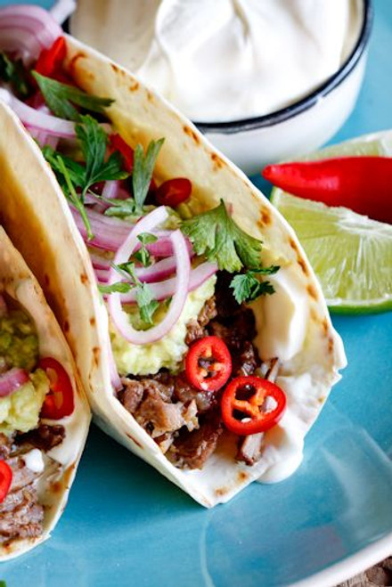  Slow Braised Short Rib Tacos w/ Pickled" Red Onion - (Free Recipe below)