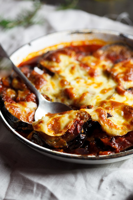 Aubergine, Tomato & Mushroom Bake - (Free Recipe below)