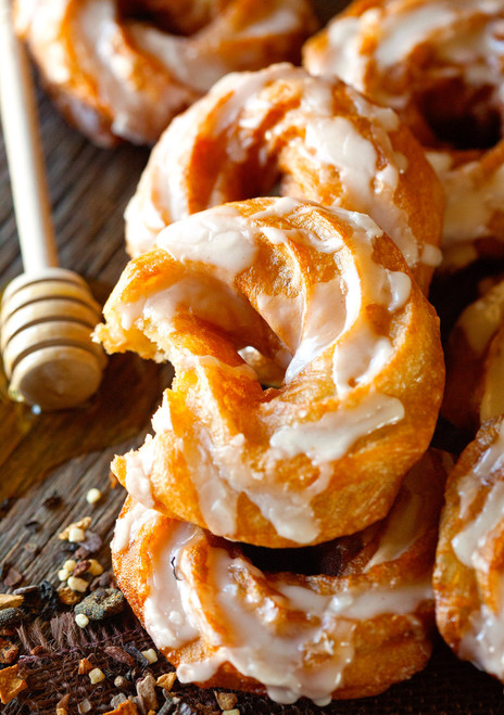 Pumpkin Spice Brulee Crullers - One Dozen w/ Recipe