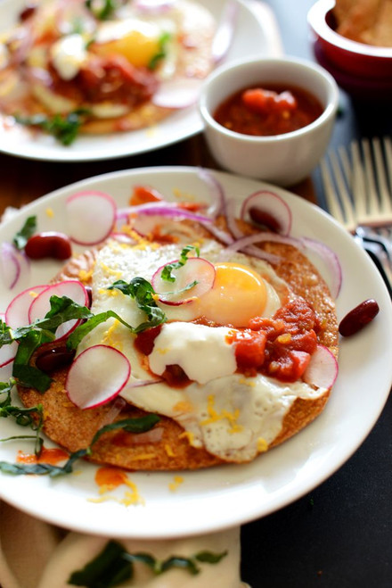 BREAKFAST TOSTADAS (GF) - (Free Recipe below)