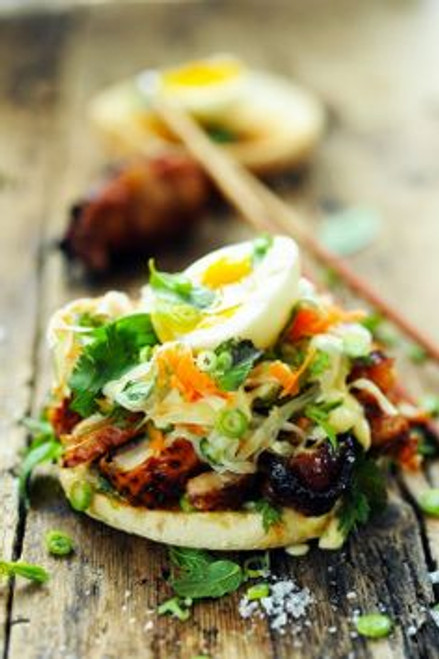 Chicken Bánh Mì Burger- (Free Recipe below)