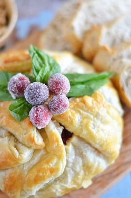 Baked Brie w/ Walnuts & Cranberry - (Free Recipe below)