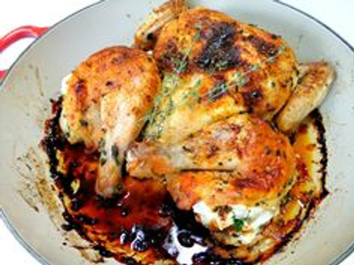 Ricotta Stuffed Butterflied Chicken - (Free Recipe below)