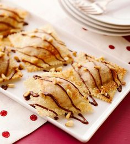 Chocolate Hazelnut Dessert Ravioli - (Free Recipe below)