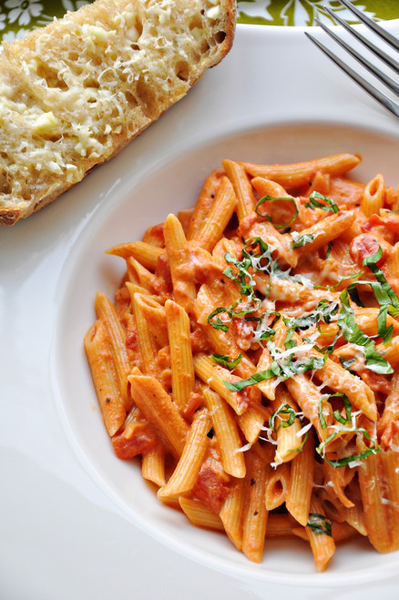 Vodka Penne Pasta - (Free Recipe below)
