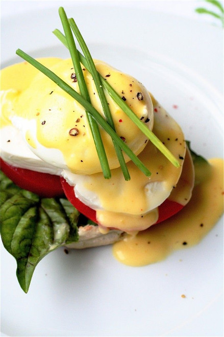 Caprese Eggs Benedict - (Free Recipe below)