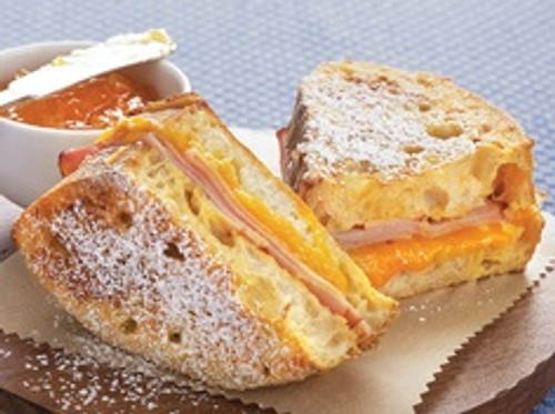 Ham and Cheese French Toast Sandwich - (Free Recipe below)