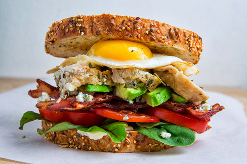 Roast Turkey Cobb Sandwich - (Free Recipe below)