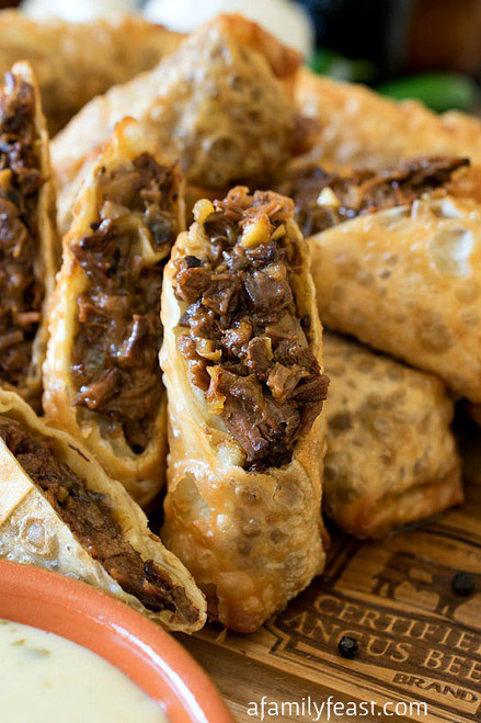 Cheesesteak Egg Rolls - (Free Recipe below)