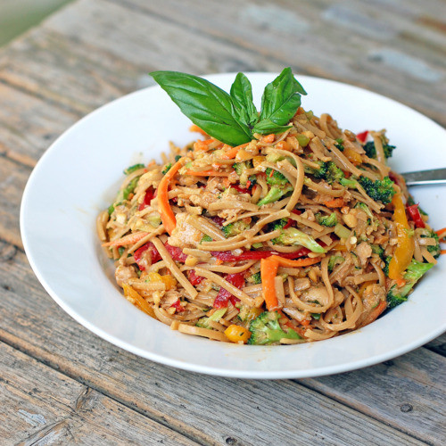 SPICY PEANUT CHICKEN SALAD - (Free Recipe below)