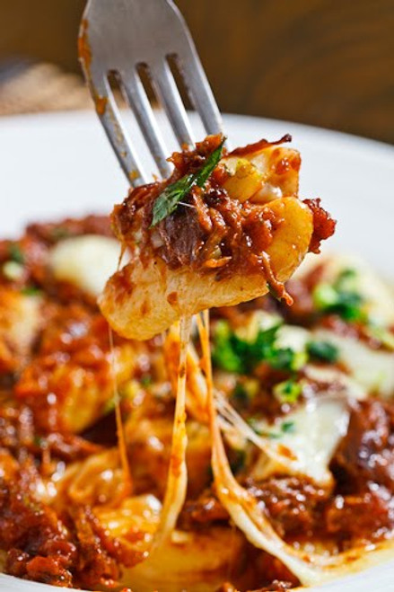 Gnocchi Poutine with Short Rib Ragu and Gremolatta - (Free Recipe below)