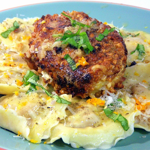 Chilean Sea Bass wrapped in a Cashew Nut Crust - (Free Recipe below)