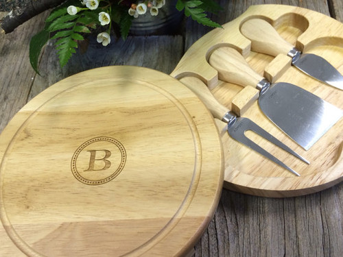 Brie Cheese Board Set - Personalized