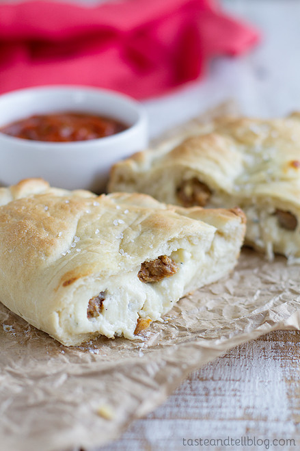 Ricotta Calzones with Sausage - (Free Recipe below)