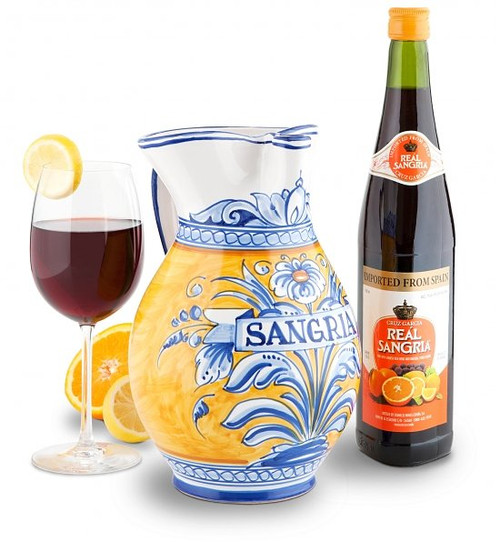 Sangria Pitcher 11"  w/ Recipe - many styles, sizes