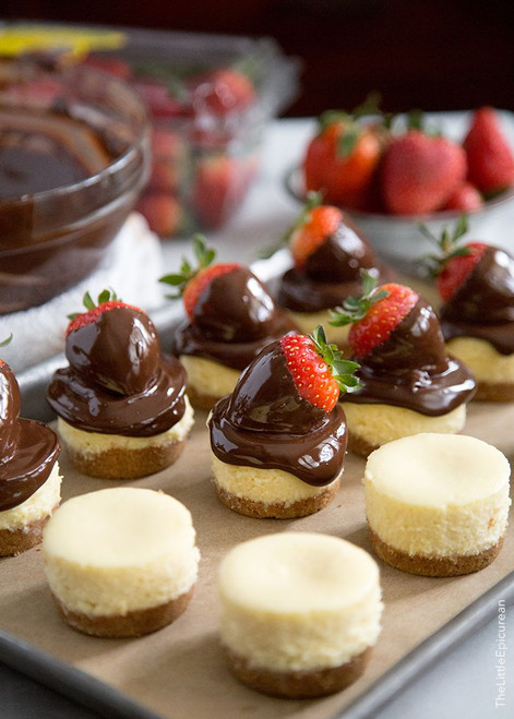 Chocolate Cheesecake Assortment - 59 pieces per tray