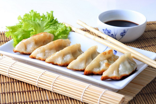 Teriyaki Chicken Potstickers / Dumplings - 35 pieces per tray
