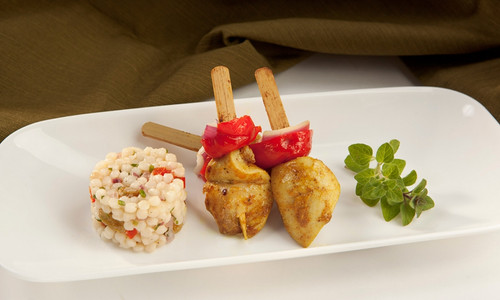 Marrakesh Chicken Skewers - 25 pieces per tray