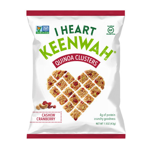 Quinoa Clusters, Cashew Cranberry (1.5oz) (6-Pack)